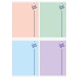 Klade rūtiņu A5, 60 lapas, laminēti vāki, Gimboo