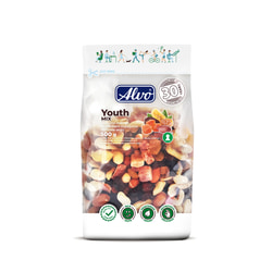 Riekstu un augļu maisījums, Jaunības, Alvo, 500g