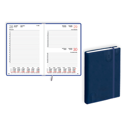 Plānotājs Manager Soft, mākslīgā āda, tumši zils, BPG (20500104)