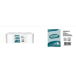 Papīra dvieļi Amoos Centerfeed M2, 2 slāņi, balta, 6 ruļļi/iep.