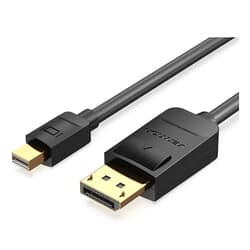 Video kabelis Vention DisplayPort - HDMI, 5m, melns