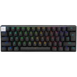 Klaviatūra Logitech G PRO X 60 GX Brown, ENG, bezvadu, melna