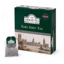 Tēja Ahmad, melnā, earl grey, 100 gab.