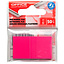Marķēšanas indeksi 25x43 mm,rozā, plastikāta, Office Products (1)