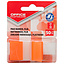 Marķēšanas indeksi 25x43 mm, oranži, plastikāta, Office Products (1)