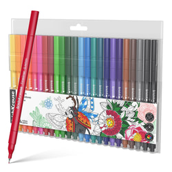 Pildspalva laineris, 24 krāsas, 0.4 mm, Erich Krause Art Spirit