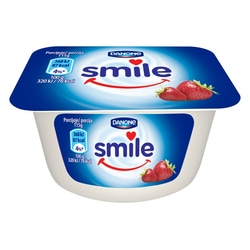 Jogurts ar zemeņu garšu, Smile, 115 g
