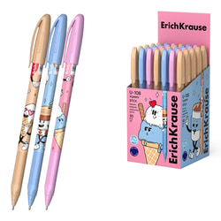 Pildspalva lodīšu, zila, 1.0 mm, Erich Krause U-108 Stick Yummy