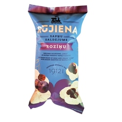 Saldējums Rūjiena Lukss, ar rozīnēm, vafeļu glāzītē, 75g