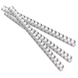 Spirāles dokumentu iesiešanai, 25mm, baltas, 50gab., Forpus