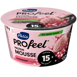 Deserts muss Profeel, proteīna, bezlaktozes, aveņu, 150g
