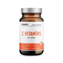 C-vitamīns, bez skābēm, Iconfit, 90 kapsulas