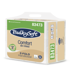 Papīra dvieļi - salvetes BulkySoft Z-fold, H2, 2 slāņi, 200 loksnes, 15 pac./iepak.