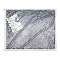 Galda segums ar plēvi 50x63cm, melns, Q-Connect