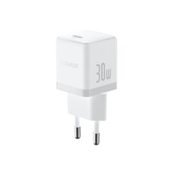 Lādētājs Baseus Palm, ātrā uzlāde, 30W, ar USB-C kabeli, 1m, balts