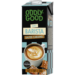 Dzēriens auzu, bezglutēna, Barista sāļās karameles, Oddlygood, 1L