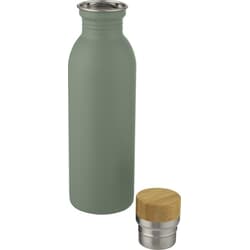 Ūdens pudele, nerūsējošā tērauda, 650ml, zaļa
