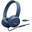Austiņas ar mikrofonu JBL Tune 520, USB-C, 1.2m, zilas (1)