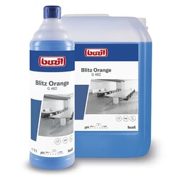 Tīrīšanas līdzeklis virtuvei, Buzil G482 Blitz Orange, universāls, koncentrāts, 10 L