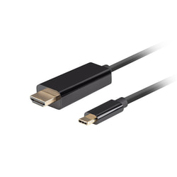 Video kabelis Lanberg USB-C - HDMI 2.0, 3m, melns