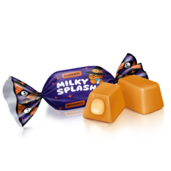 Konfektes - īrisi, Milky Splash toffee Halloween, Roshen, 1kg