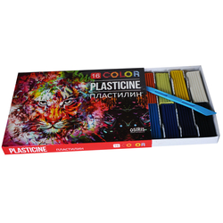 Plastilīns 16 krāsas, Osiris, 320g