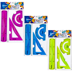 Lineālu komplekts, lokans, asorti, Centrum