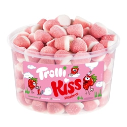 Želejkonfektes Strawberry Kiss, Trolli, 975g