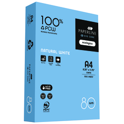 Papīrs A4, Paperline Eye Care, 100% pārstrādātas šķiedras