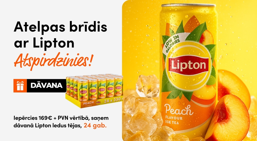 Pirkuma apjoma akcija Lipton 2025 (Home)