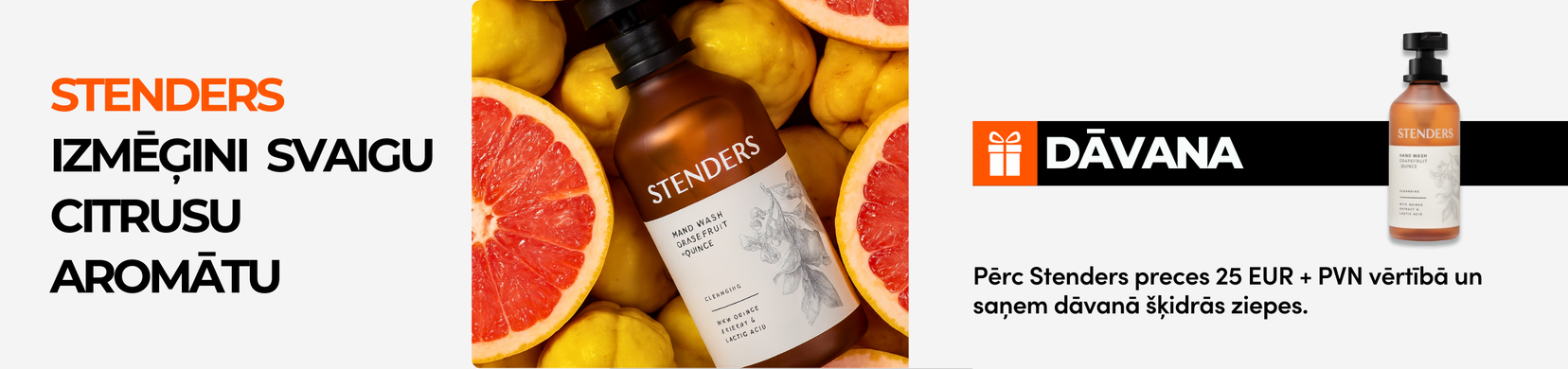 Akcija Stenders produktiem 2025 (Home mini)