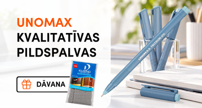 Akcija Unomax pildspalvām 2026 (home mazais)