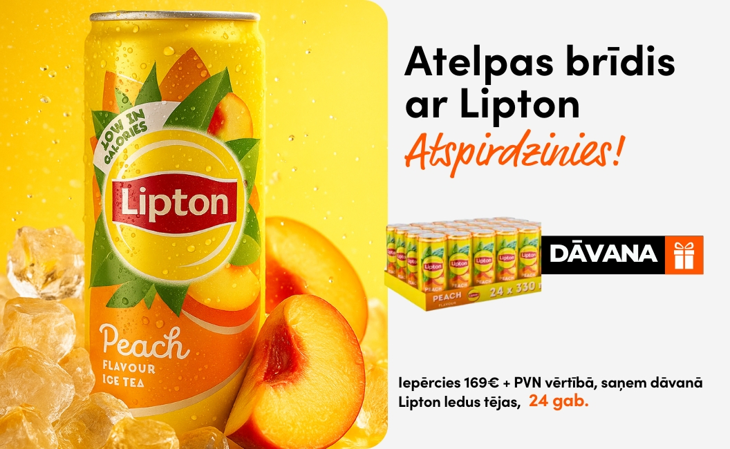 Pirkuma apjoma akcija Lipton 2025 (popup)