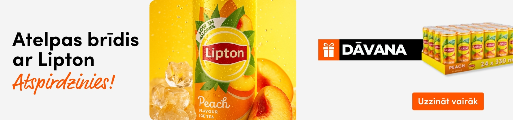 Pirkuma apjoma akcija Lipton 2025 (zara)