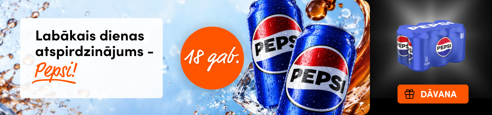 Pirkuma apjoma akcija Pepsi 2026 (zarā)