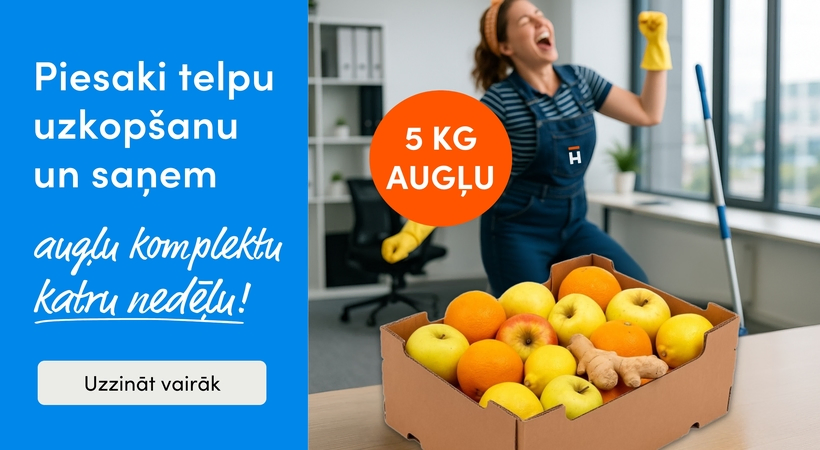 Akcija telpu uzkopšanas pakalpojumiem 2025 (Home)