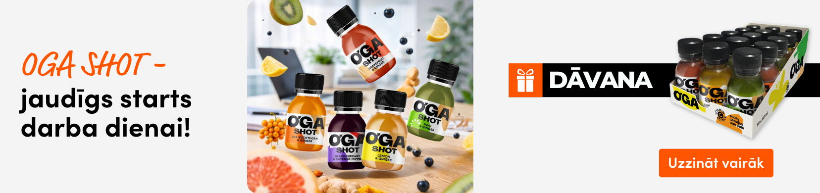 2026 Pirkuma apjoma akcija OGA SHOT (zarā)