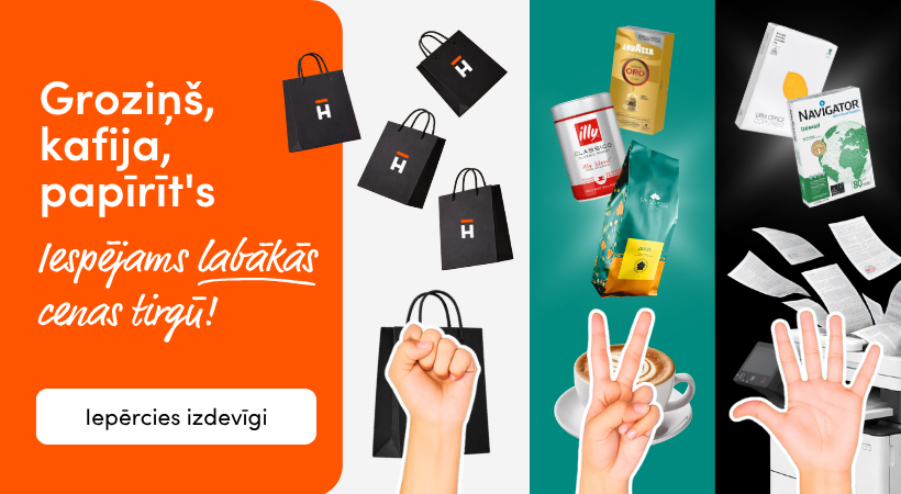 Groziņš, kafija, papīrīt's 2026 (Home)