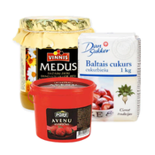 Cukurs, medus, ievārījums