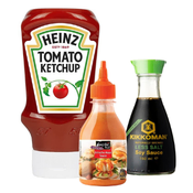 Mērces, kečups un majonēze