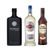 Liķieris, Vermuts, Bitteri, Uzlējumi