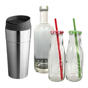 Ūdens un termo pudeles