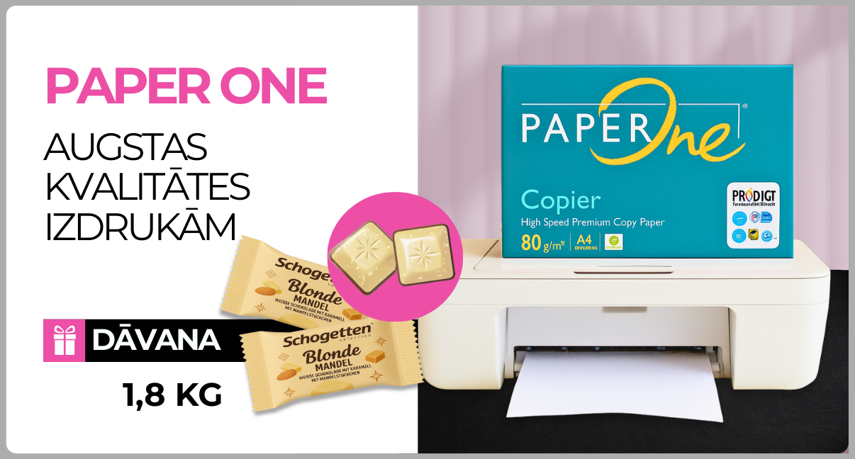 Akcija Paper One Copier papīram