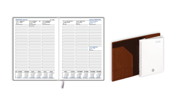 Prestige plānotājs ar spirāli 