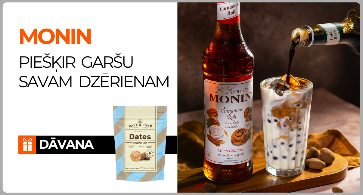 Akcija Monin sīrupiem