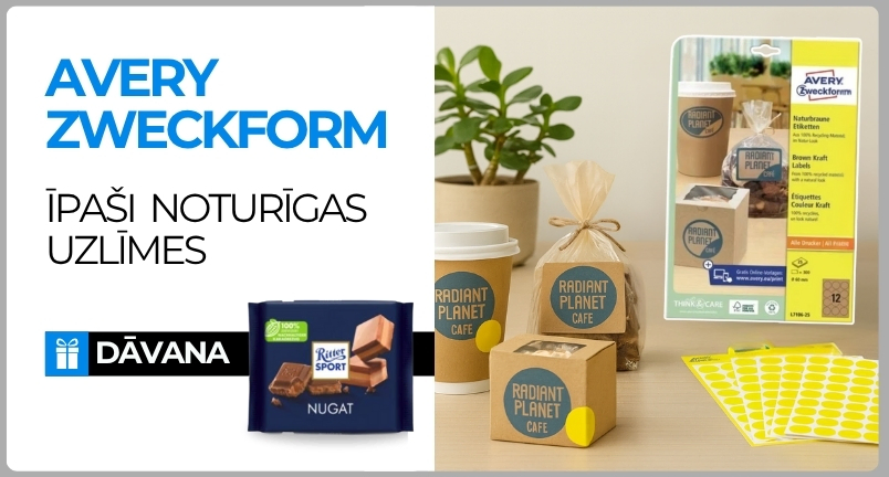 Akcija Avery Zweckform precēm