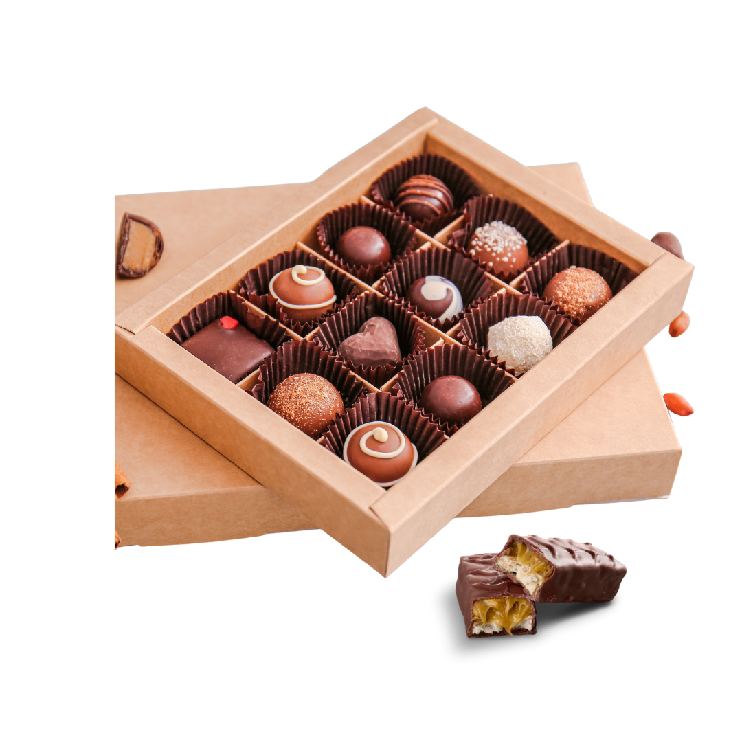 Konfektes, konfekšu kastes 