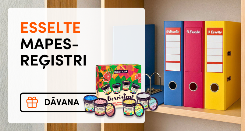 Akcija Esselte mapēm reģistriem
