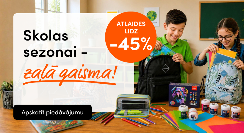 Skolas precēm zemas cenas!
