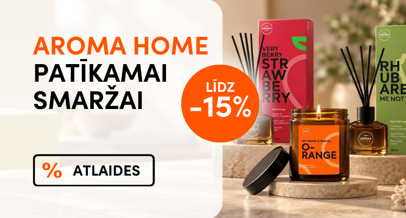Akcija Aroma Home produktiem